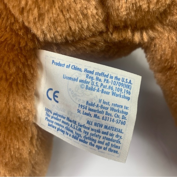 Build-A-Bear Brown Sugar Puppy Dog Plush Stuffed Animal 14" Eye Patch - Picture 5 of 8